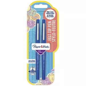 Papermate Flair Original felt pen Medium Blue 2 pc(s)