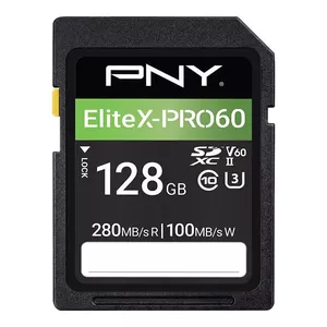 Flash Memory PNY 128 GB SDXC UHS-II EliteX-PRO60