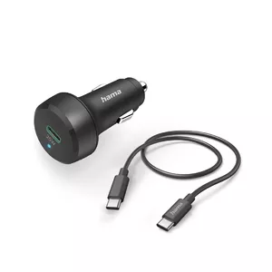 Автомобильное зарядное устройство Hama 00201614 Смартфон Черный Lightning Авто USB Type-C
