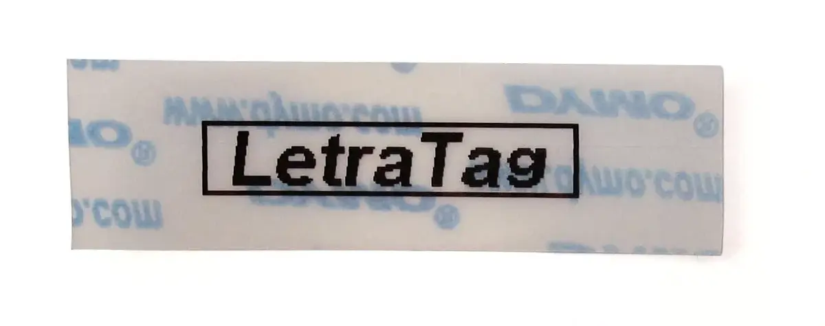 DYMO LetraTag Plastic Labels 12mm Photo 3