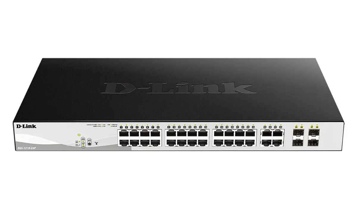 D-Link DGS-1210-24P Управляемый L2 Gigabit PoE Photo 3