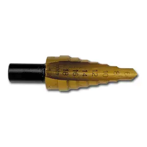 Step drill bit Irwin 10502854 — stepped diameter up to 35 mm, for drilling sheet metal and plastics