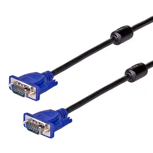 VGA kabelis Akyga AK-AV-01 1.8 m — VGA (D-Sub) uz VGA (D-Sub), melns, 5.5 mm diametrā