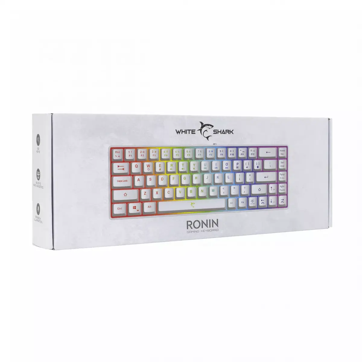 Klaviatūra White Shark RONIN White Photo 5