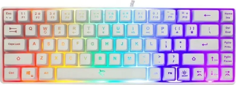 Klaviatūra White Shark RONIN White USB