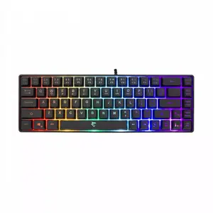 Keyboard White Shark RONIN Black USB QWERTY 68 keys