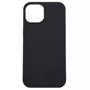 Evelatus Soft Touch Silicone Case for iPhone 14 Plus — Black, MagSafe-compatible