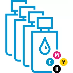 High yield ink bottles