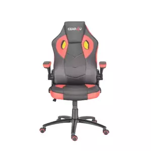 Gear4U Gambit Pro Datorspēļu krēsls Polsterēts sēdeklis Melns, Sarkans