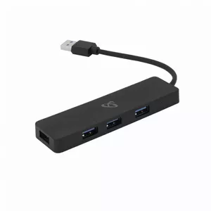 SBOX H-504 USB Hub 2.0 5000 Mbit/s Black
