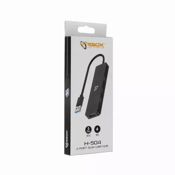 SBOX H-504 USB Hub Photo 5