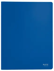 Leitz Recycle Display Book A4 Blue Polypropylene with 40 Pockets and 0.5 mm Thickness