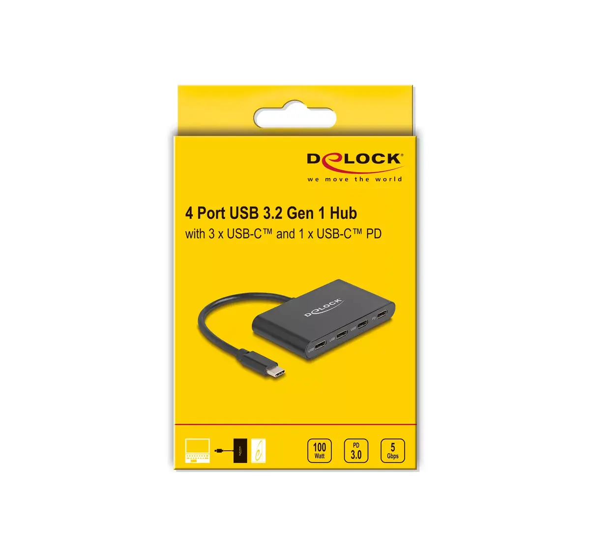 DeLOCK USB 3.2 Gen 1 USB Type-C Hub Photo 3