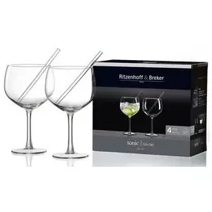 Glass set ritzenhoff & breker TONIC, 4-piece dishwasher-safe drinking glasses