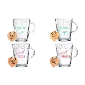 Glass Tea Mug Set ritzenhoff & breker BESTER OPA 2-piece — dishwasher safe