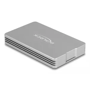 SSD enclosure DeLOCK 42018 Silver M.2 40 Gbit/s USB Type-C