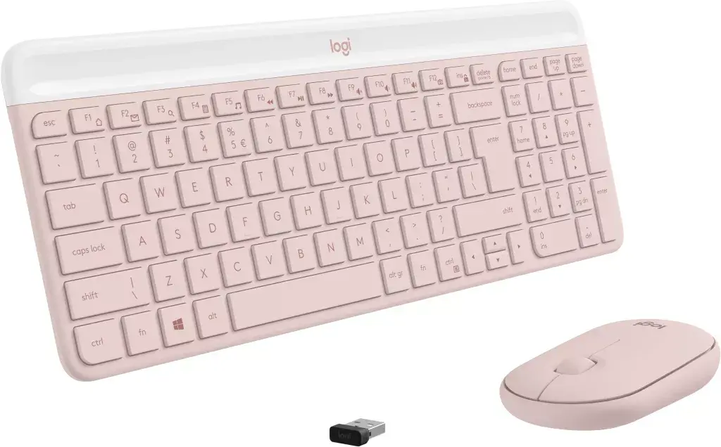 Logitech MK470 Slim Combo Tastatūra Pele Photo 3