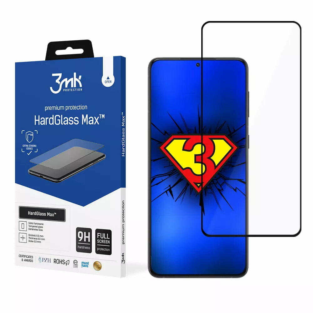 Rūdīts ekrāna aizsargstikls 3MK HardGlass Max