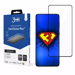 Закалённое защитное стекло 3MK HardGlass Max для Samsung Galaxy S23 5G, 1 шт.