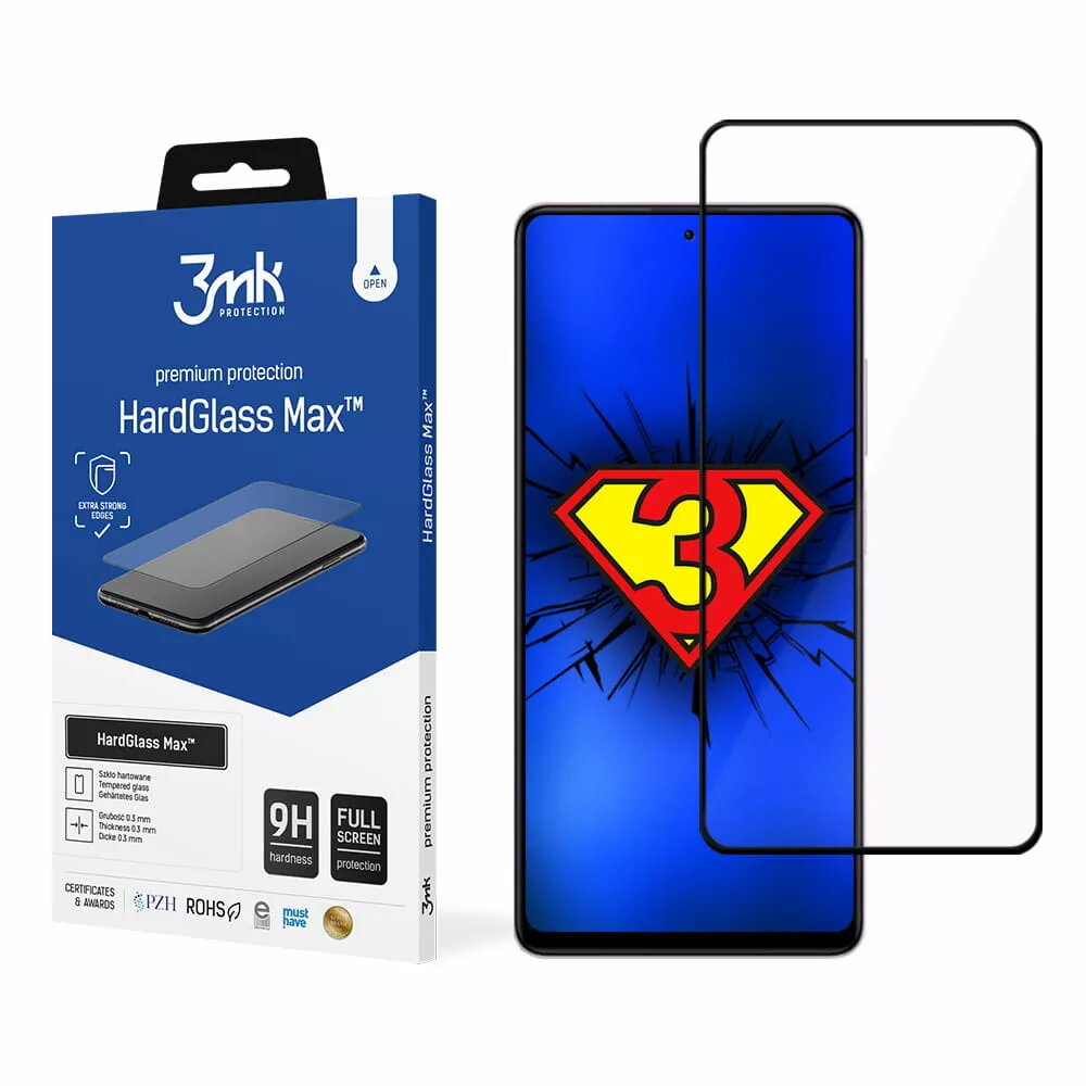 Rūdīts ekrāna aizsargstikls 3MK HardGlass Max