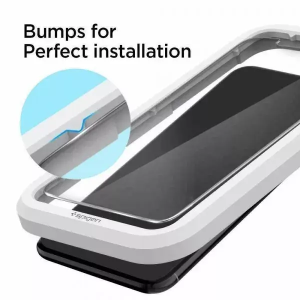 Spigen AGL00101 прозрачное закалённое стекло для iPhone 11/XR Photo 3