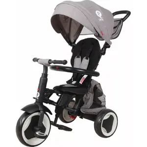 Trīsriteņis Qplay Rito Plus — modelis 3841, pelēks