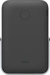Powerbank UniQ Hoveo 5000mAh USB-C 20W PD Fast Charge Wireless Magnetic, charcoal grey