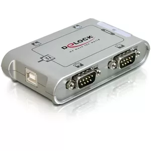 USB Хаб DeLOCK 4 Port 87414 Silver