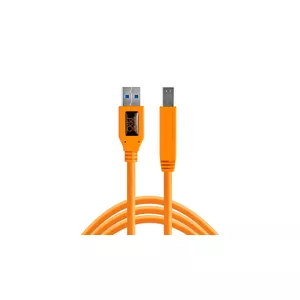 USB A uz USB B kabelis Tether Tools CU5460ORG 4,6 m, USB 3.2 Gen 1 (5 Gbit/s), oranžs
