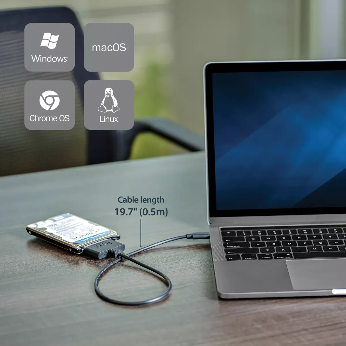 USB 3.1 adaptera kabelis StarTech.com USB31CSAT3CB Photo 7