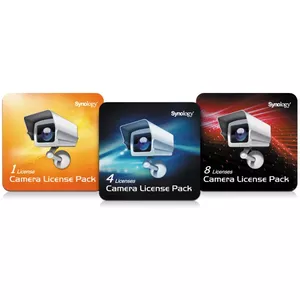 License pack for Synology surveillance station — 8-camera device license (8 licenses)