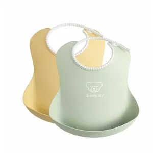 BABYBJÖRN 2-pack zīdaiņu krūštura komplekts Powder Yellow / Powder Green