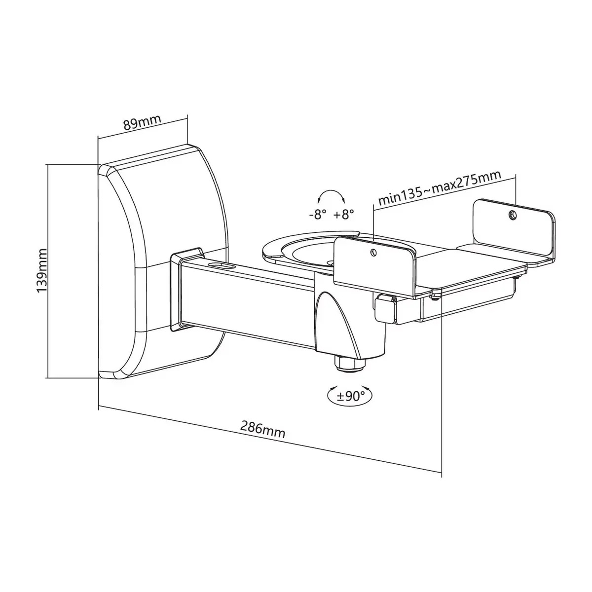 Speaker Mount Vivolink VLMSP15 Photo 2