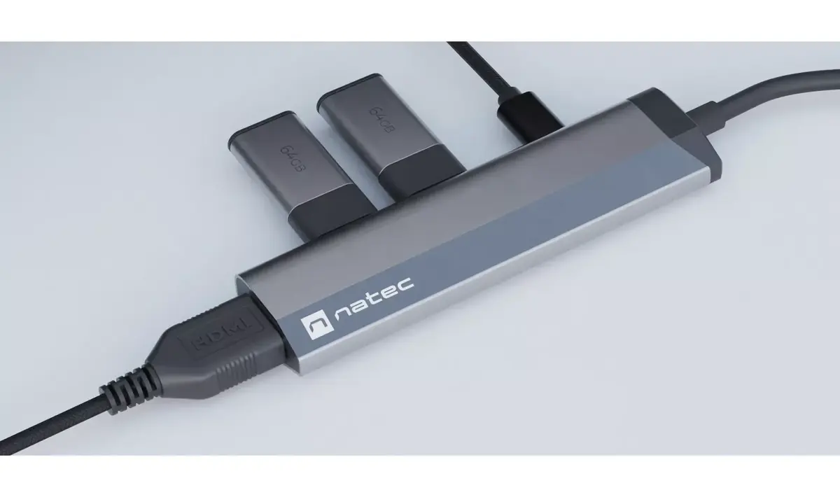 NATEC Fowler Slim Проводной USB 3.2 Gen 1 Type-C Photo 4