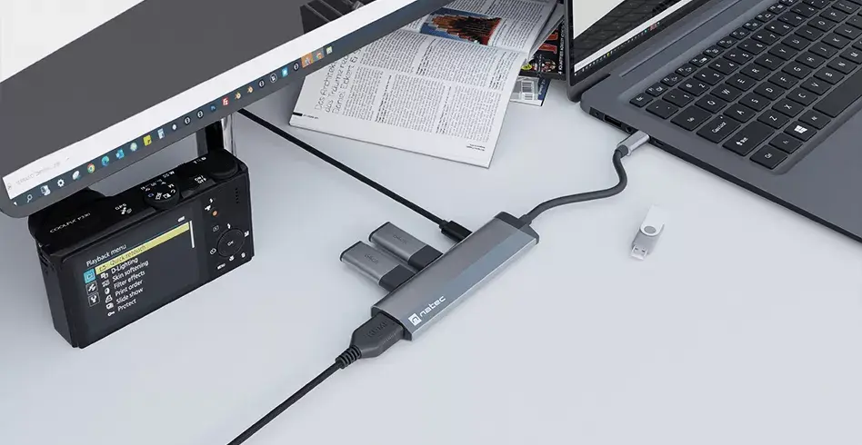 NATEC Fowler Slim Проводной USB 3.2 Gen 1 Type-C Photo 5