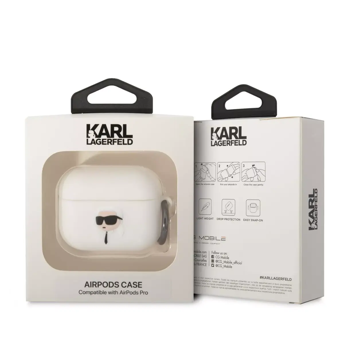 AirPods Pro Silikona 3D Karl Head futlāris Karl Lagerfeld KLAPRUNIKH Photo 2