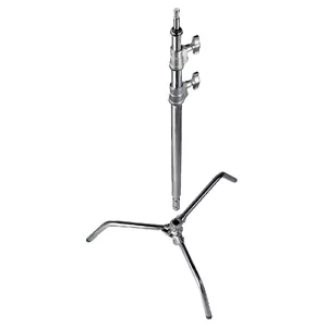 Stativi Manfrotto A2030D — 3 kāju alumīnija statīvs, maksimālais augstums 3000 mm, minimālais 1340 mm, slodze 10 kg, 6.2 kg, sudraba