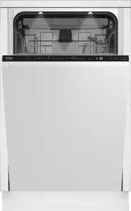 Beko BDIS38040Q Integrated Slimline Dishwasher with AquaIntense Touch Control 10 Place Settings Energy Class C Inverter Motor