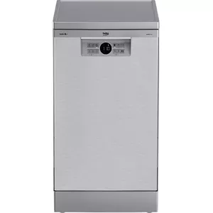 Beko BDFS26040XA Freestanding Slimline Dishwasher, 10 Place Settings, 44 dB, 6 Programs