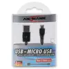 Кабель USB ANSMANN 1700-0013 — USB A на Micro-USB A Photo 2