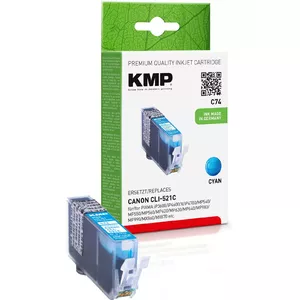 Cartridge KMP Canon CLI521C cyan 535 S C74 compatible
