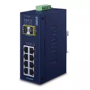 PLANET IGS-1020TF tīkla pārslēgs Nepārvaldīts Gigabit Ethernet (10/100/1000) Zils