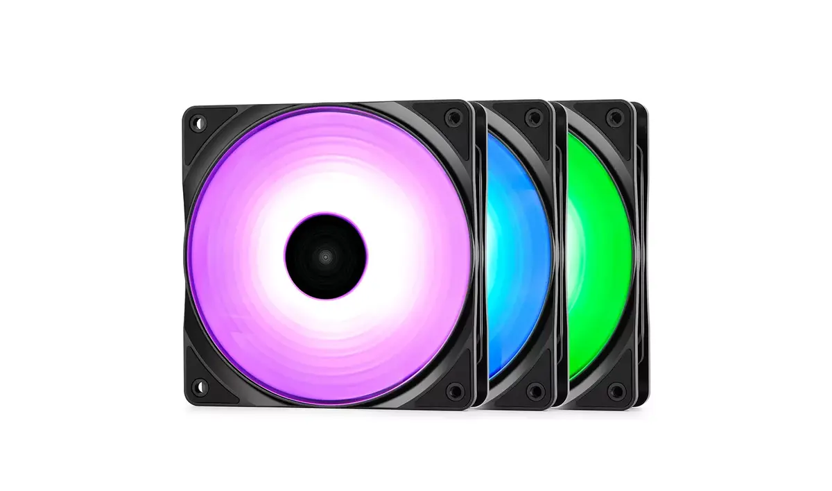 Комплект вентиляторов DeepCool RF120 3-в-1 120 мм RGB Photo 4