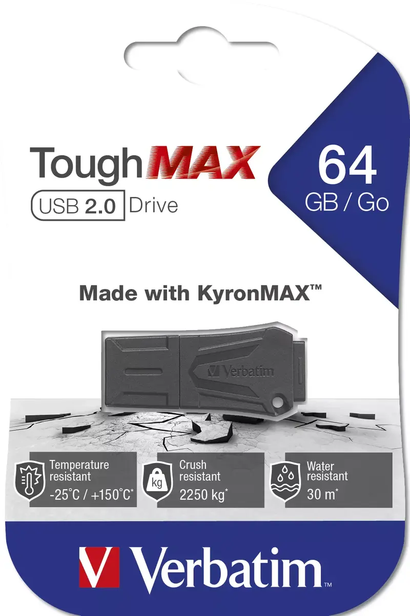 USB zibatmiņa Verbatim 64GB ToughMAX Photo 4