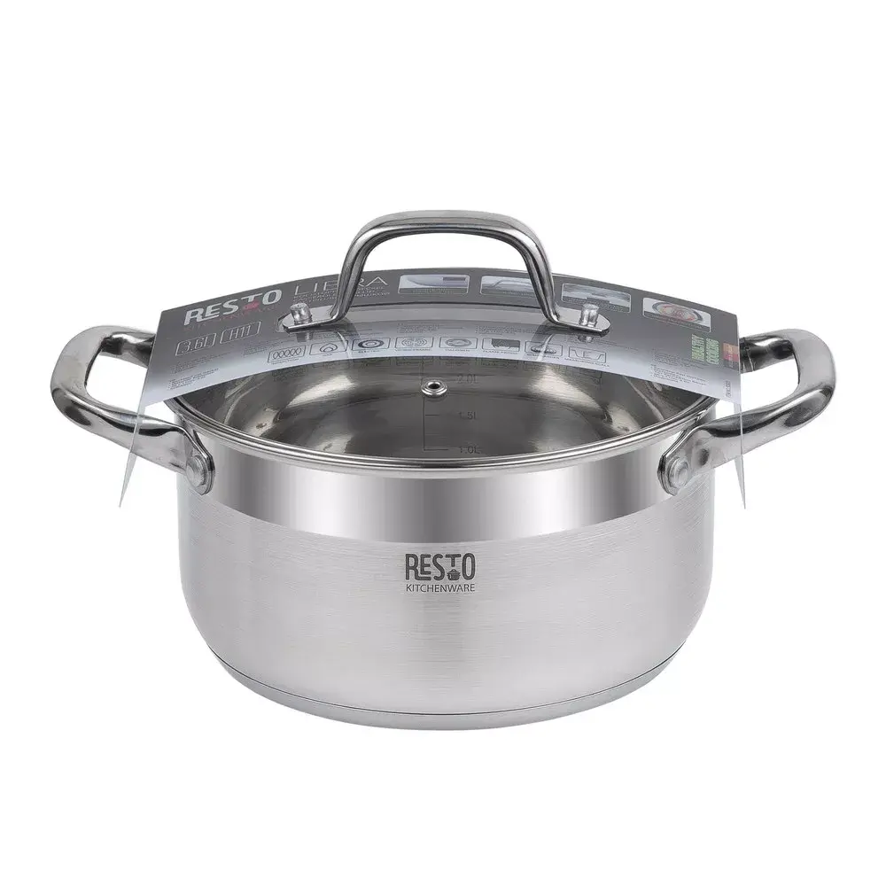 Round Pot Resto Kitchenware Libra 3.6 L Photo 4