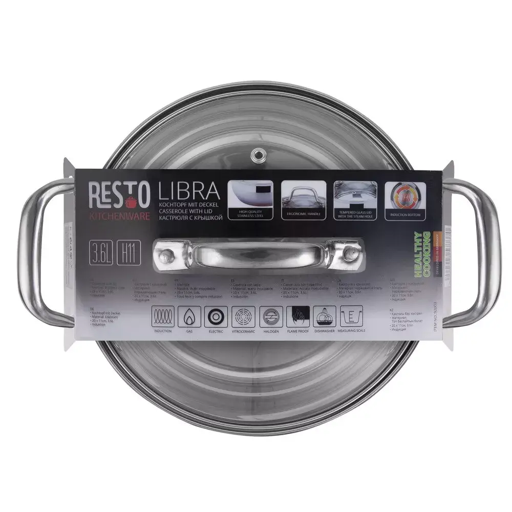 Round Pot Resto Kitchenware Libra 3.6 L Photo 11