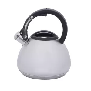 Electric kettle RESTO 2.7 L 2200 W, grey housing, black handle