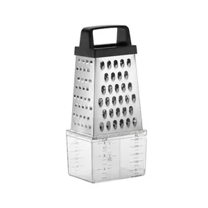 Resto Kitchenware 95412 4-Sided Box Grater with Container