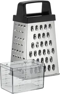 Resto Kitchenware 95412 4-Sided Box Grater with Container