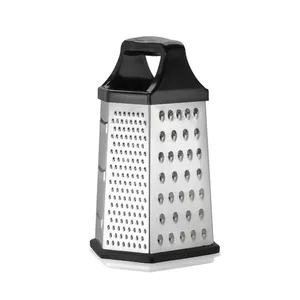 Box grater Resto Kitchenware 95413 Black Stainless steel
